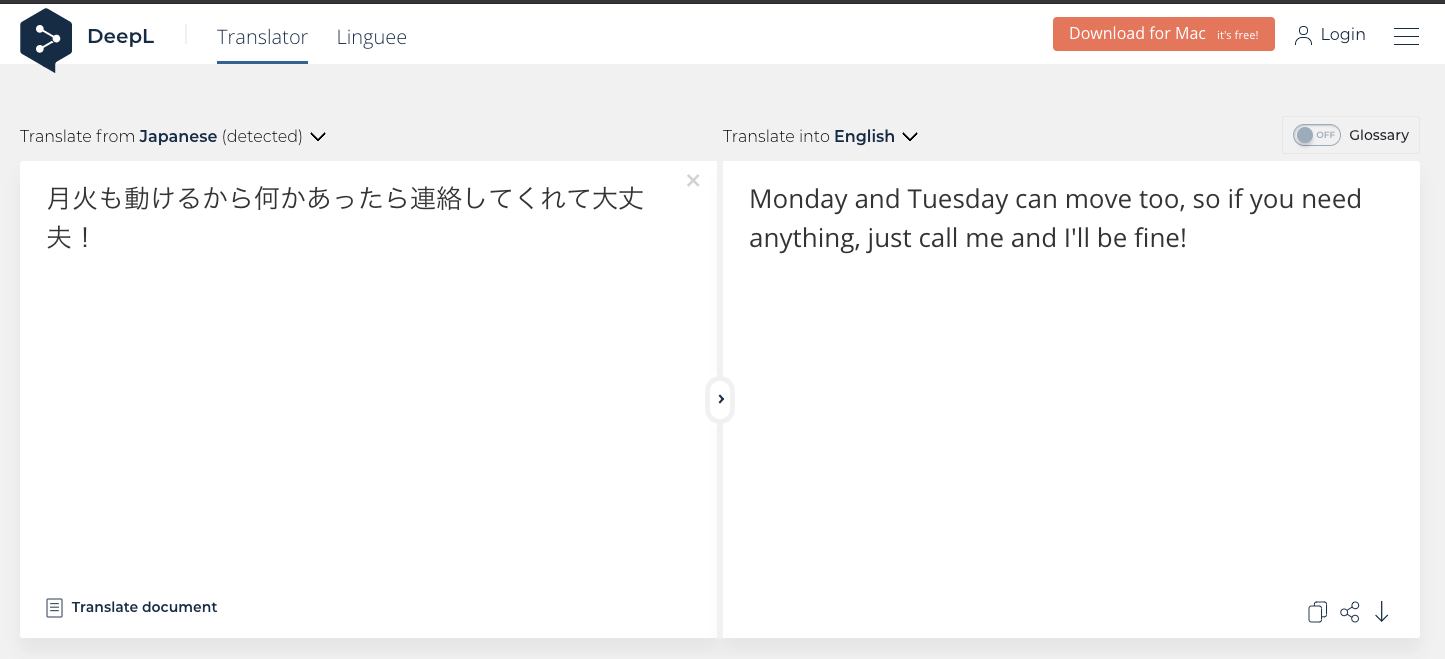 Google Translate failing to translate Japanese
